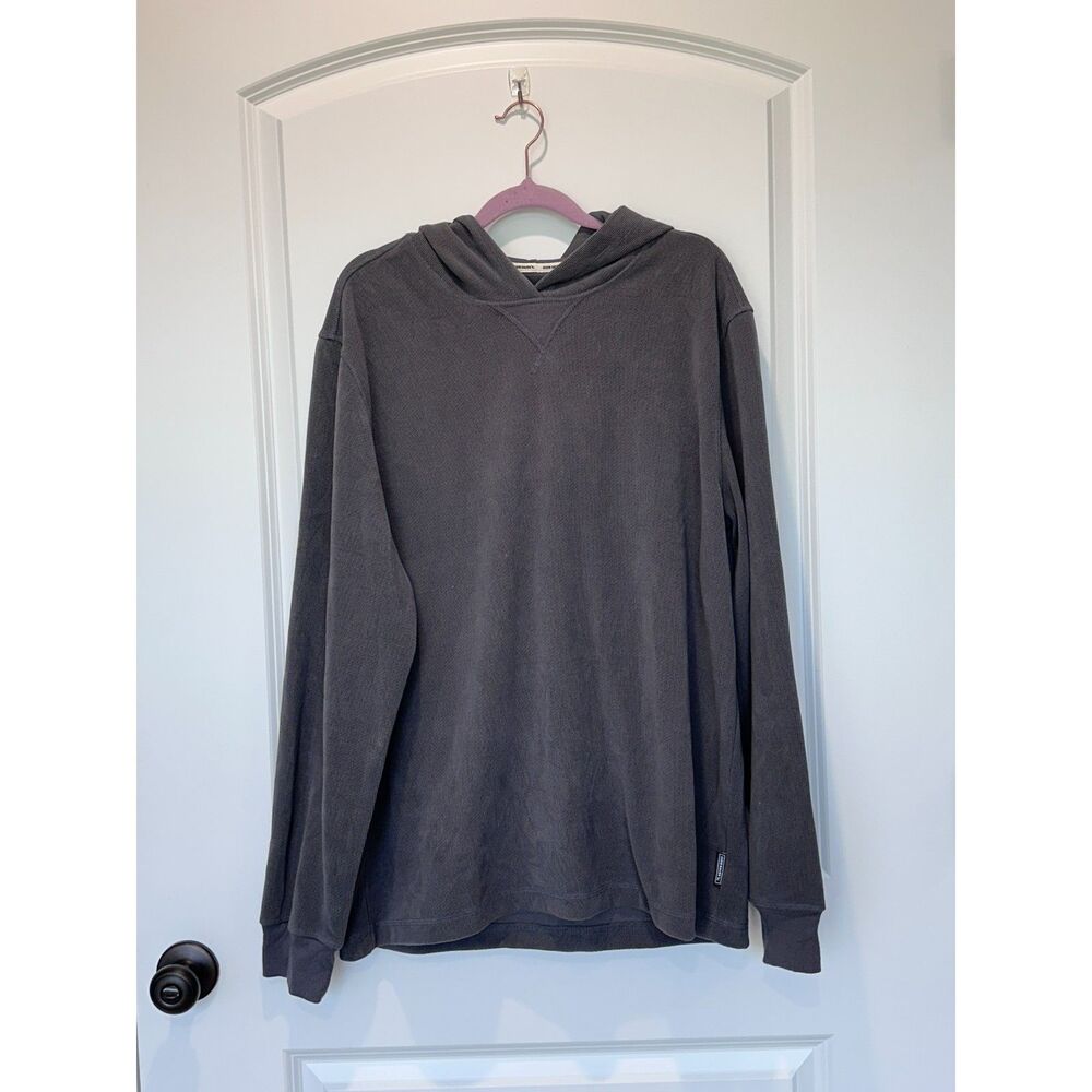NWT Eddie Bauer Textured Lounge Hoodie Gray Size Large